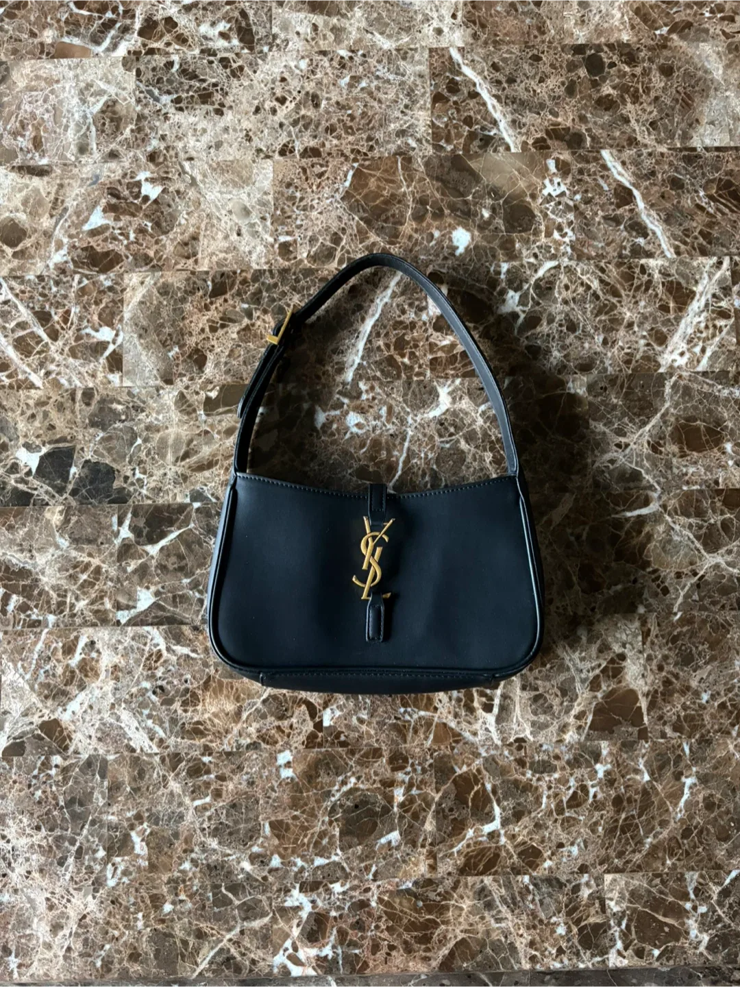 Saint Laurent Black Leather Handbag