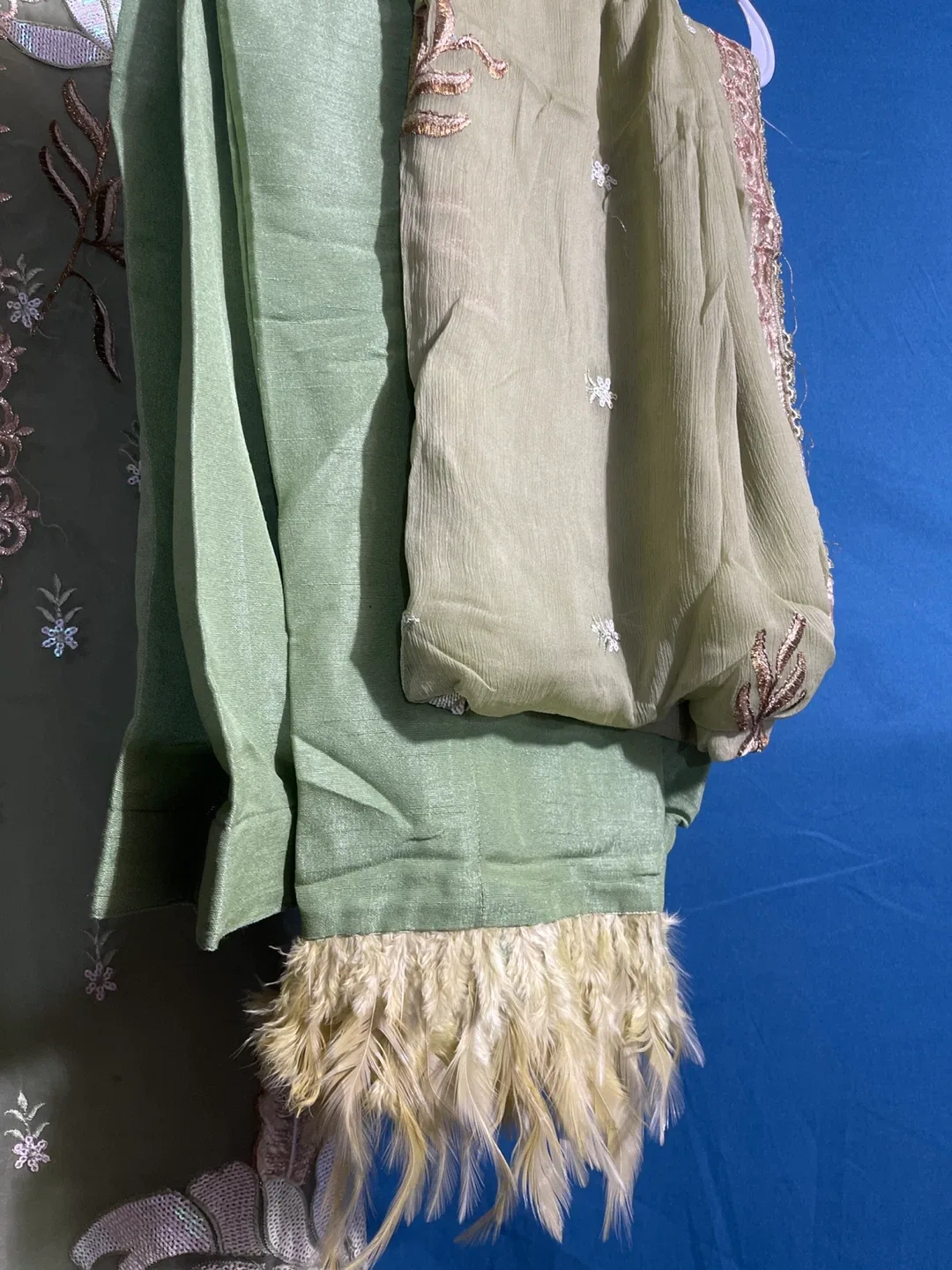 Green Embroidered Salwar Kameez image indicator(2)