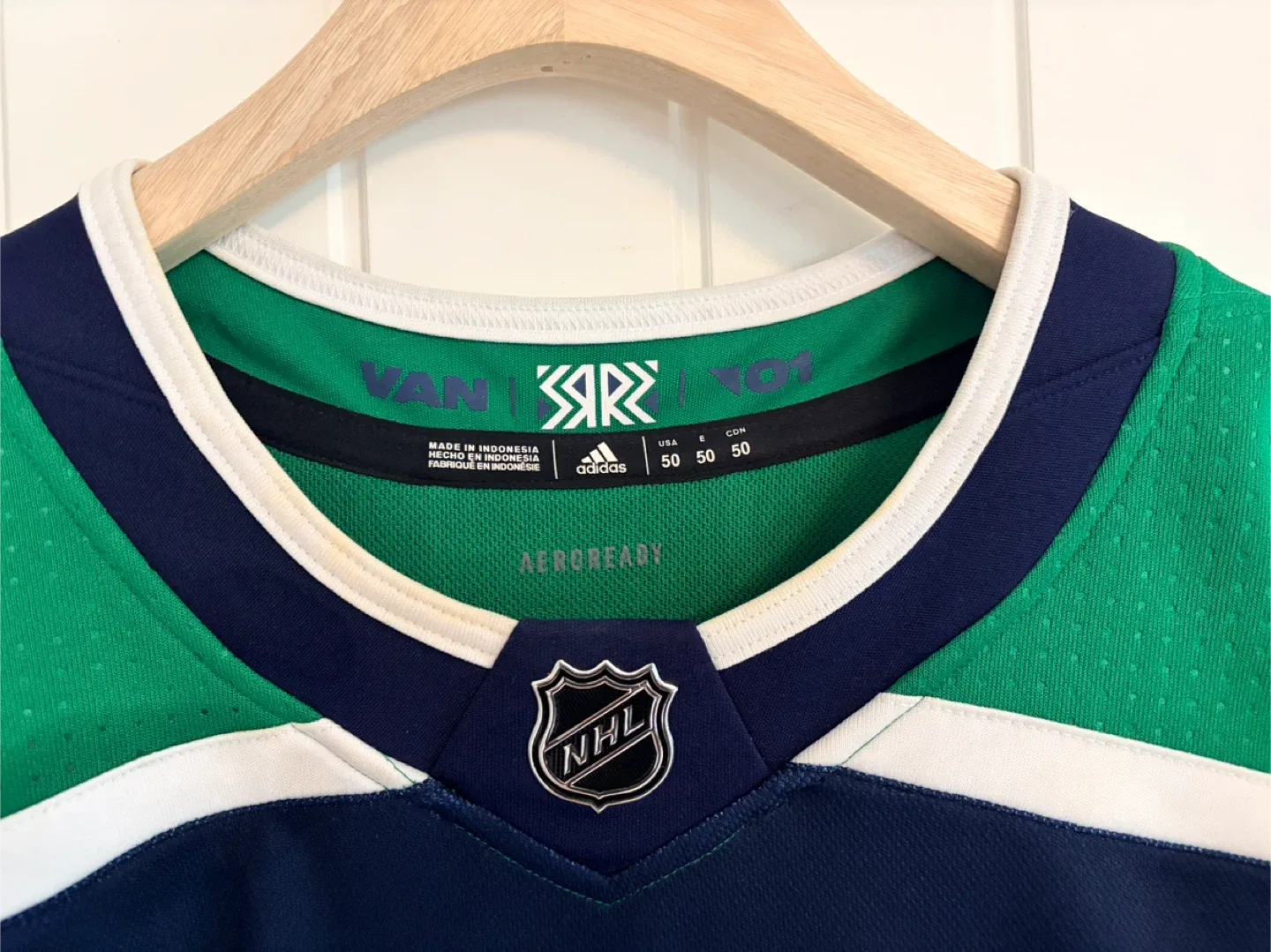 Authentic Adidas Vancouver Canucks Reverse Retro J.T. Miller 50 image indicator(6)