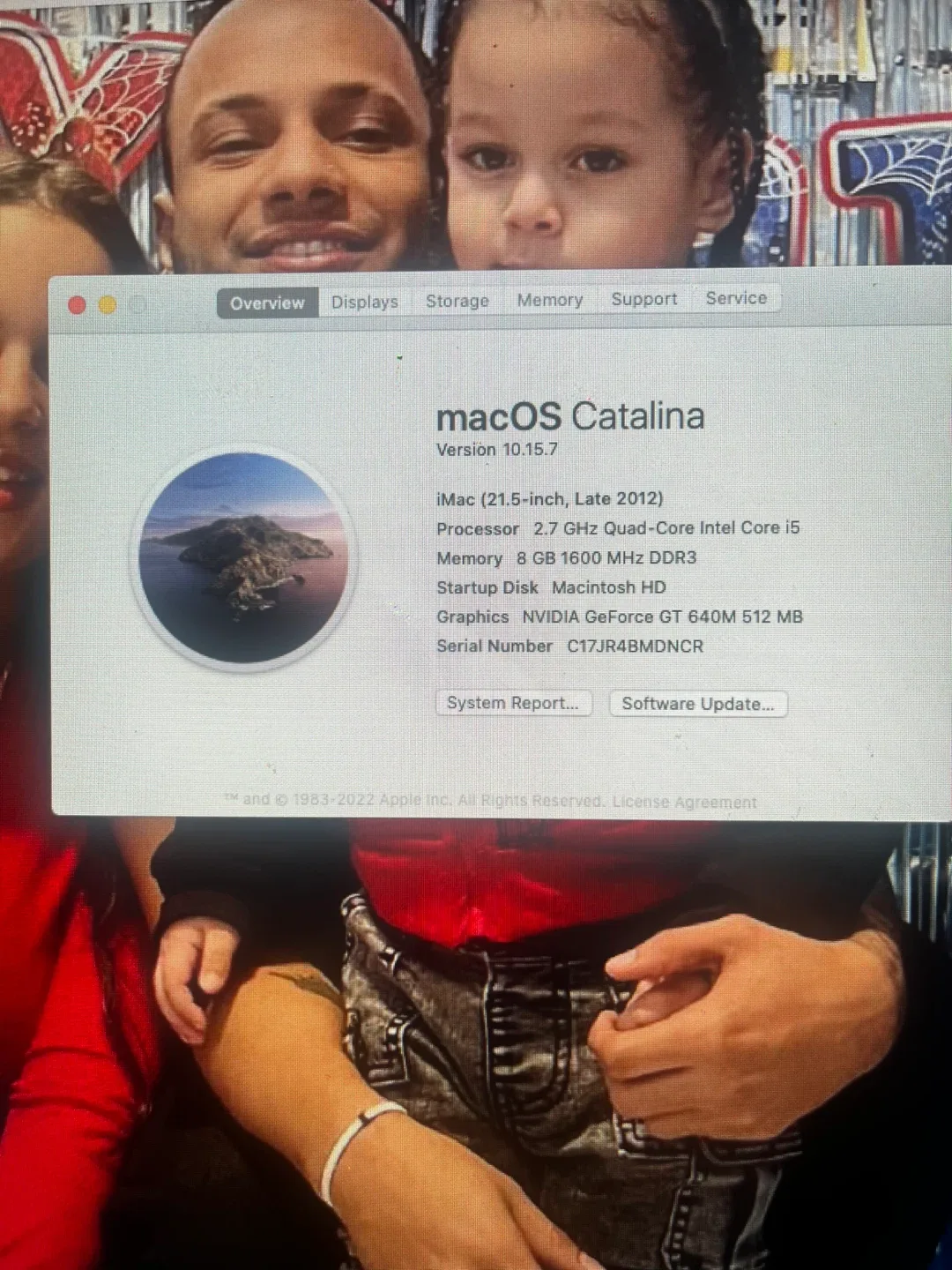 Apple iMac 21.5-inch Late 2012 image indicator(2)