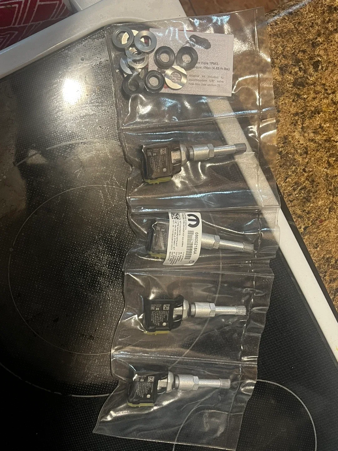 Mopar 68600218AA Trailer TPM Sensor Kit - New image indicator(2)