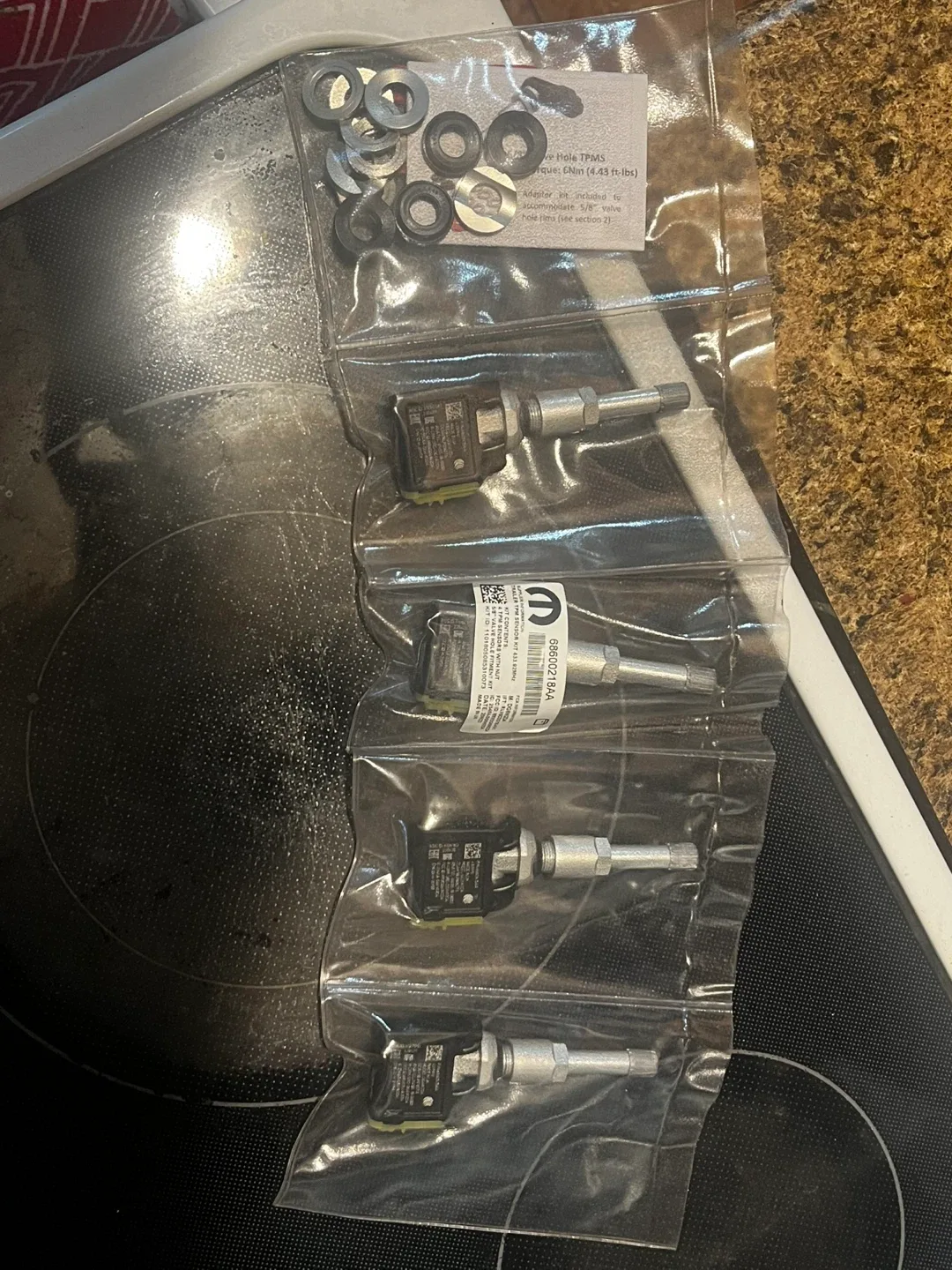 Mopar 68600218AA Trailer TPM Sensor Kit - New image indicator(3)