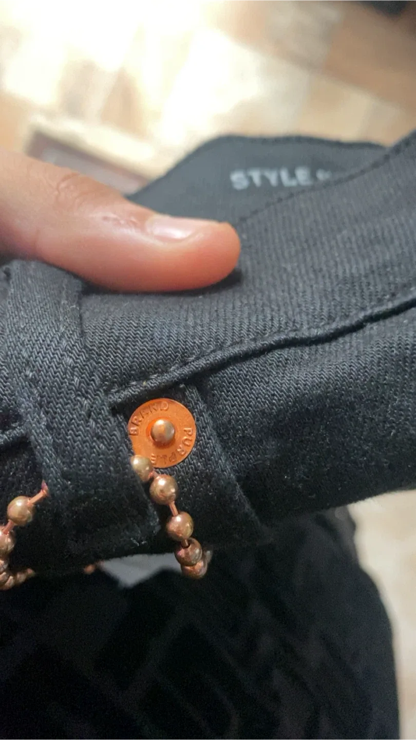 Purple Brand P001 Black Jeans image indicator(6)