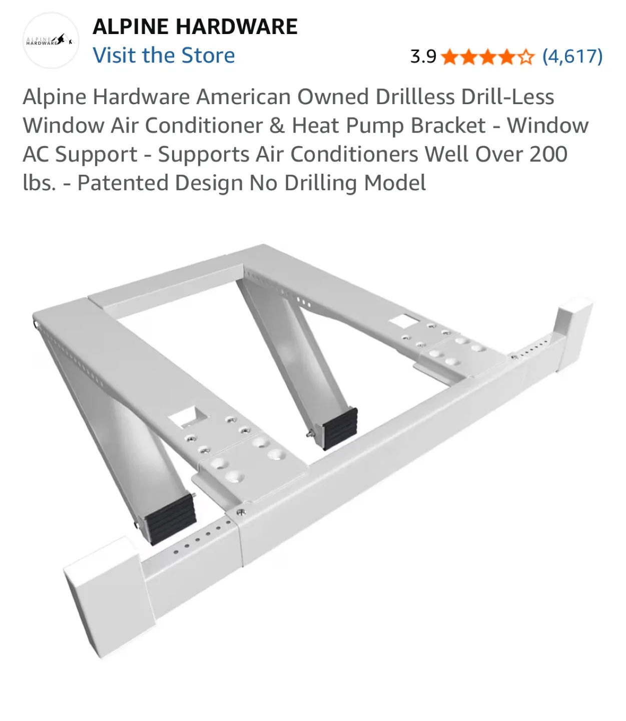 LG Window Air Conditioner 8000 BTU with drillless window rack image indicator(2)