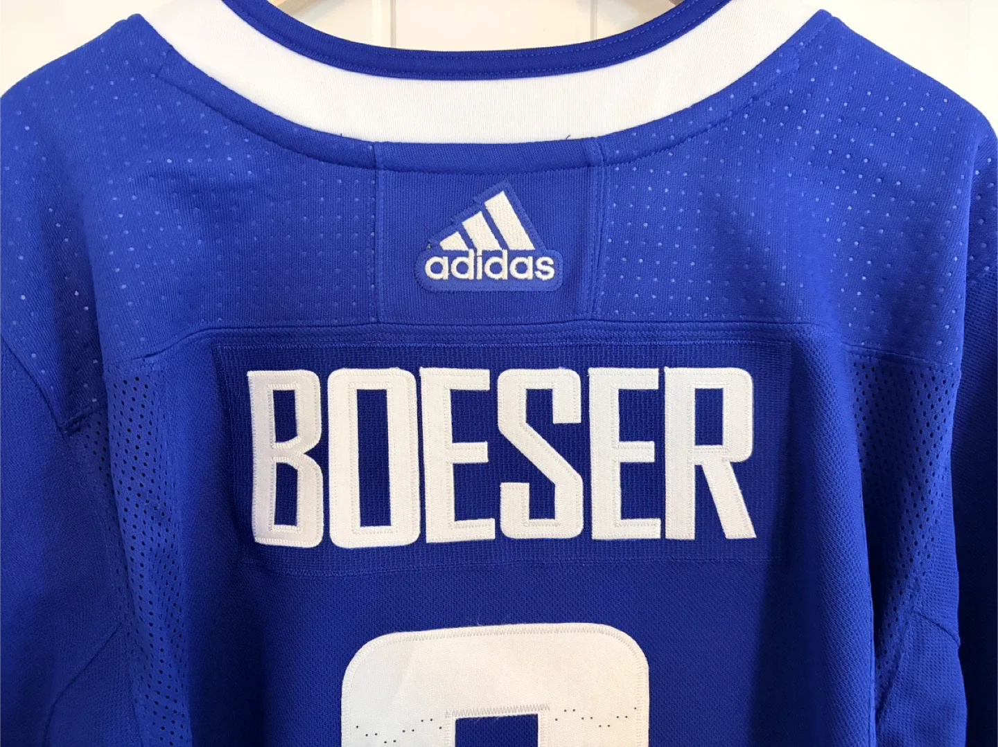BNWT Authentic Adidas Vancouver Canucks Brock Boeser Jersey 46 image indicator(3)