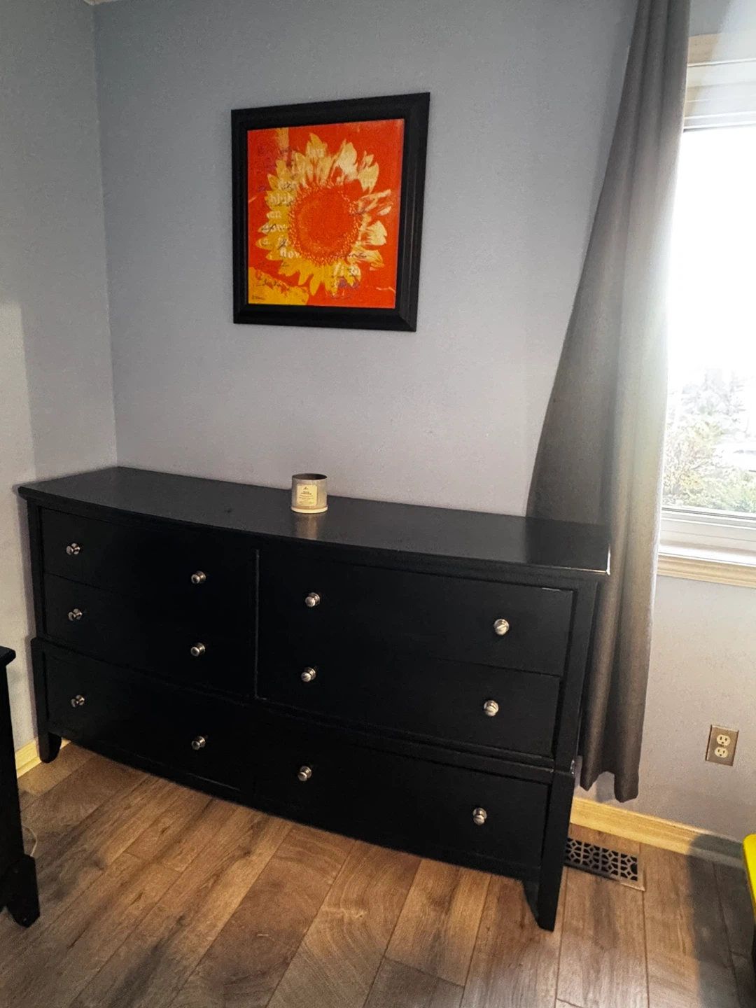 Black King size Bedroom Furniture Set