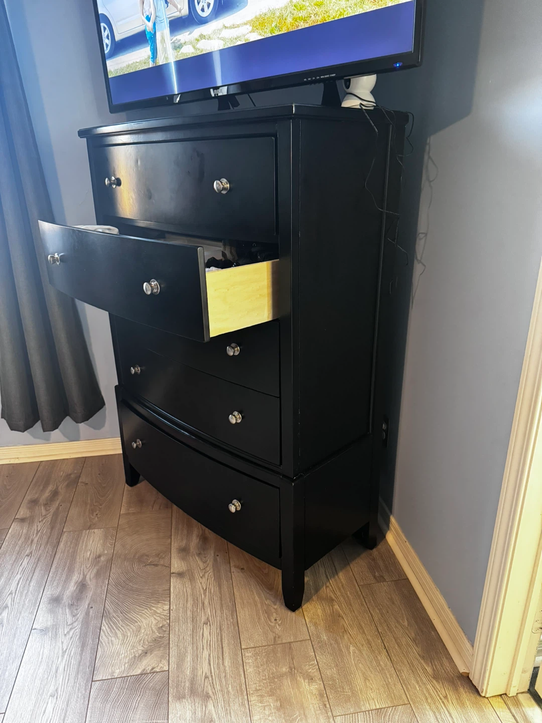 Black King size Bedroom Furniture Set - photo 5