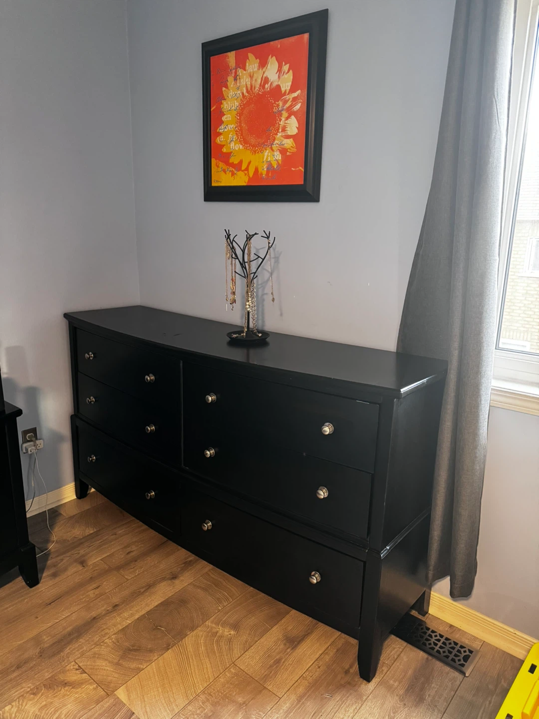 Black King size Bedroom Furniture Set - photo 3