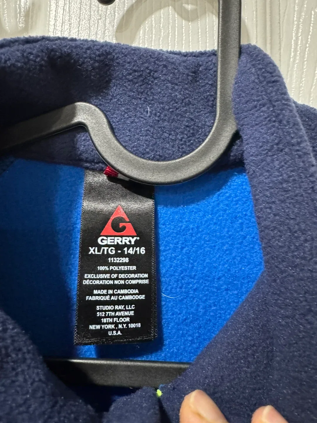 GERRY FLEECE PULL ON BOYS 14/16 NEW WITHOUT TAG image indicator(2)