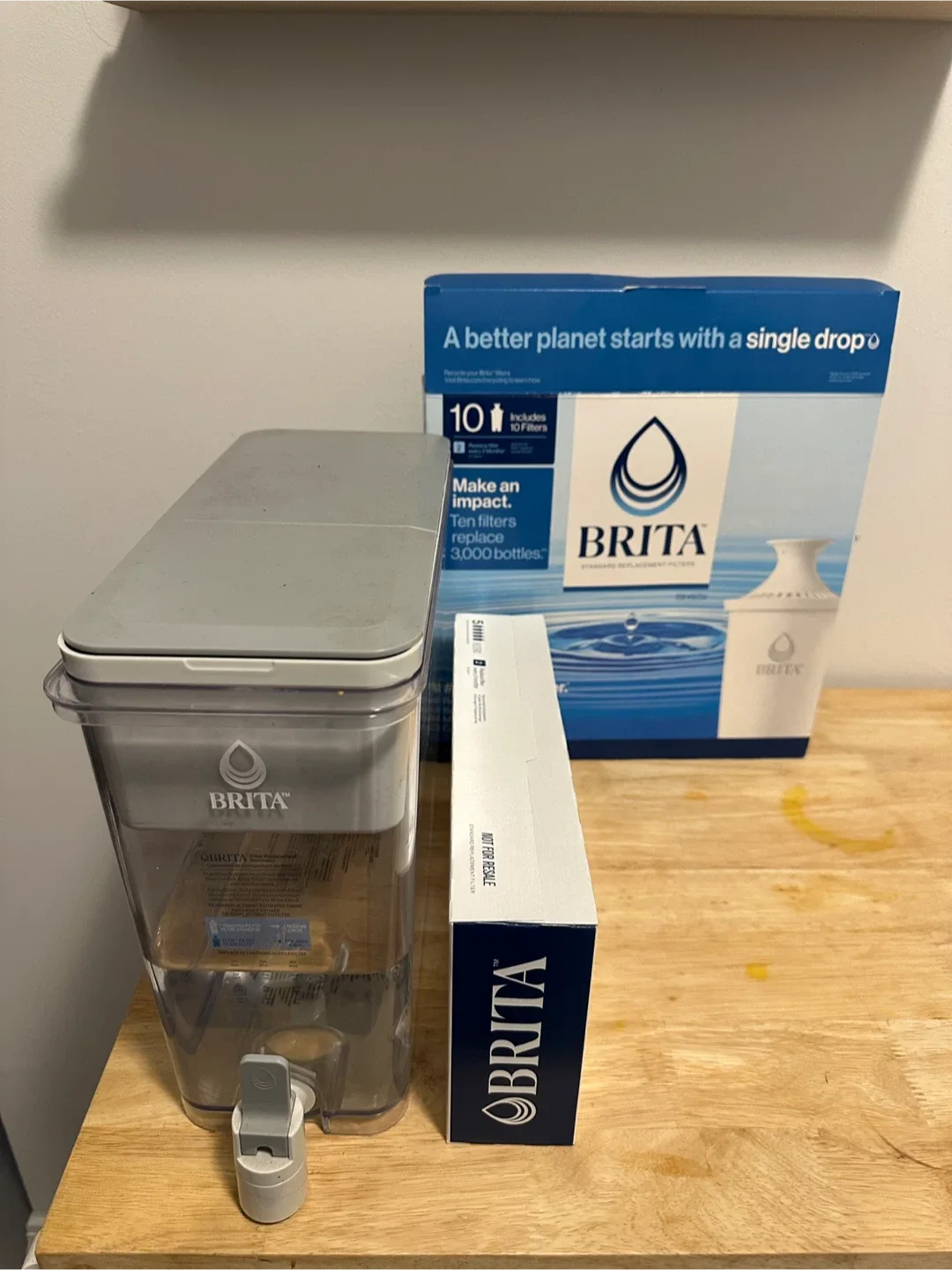 Brita Water Filter Dispenser with 5 Filters