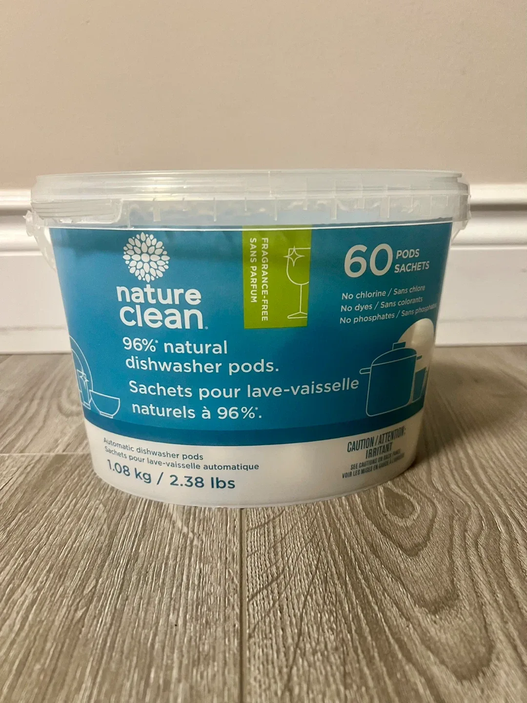 Nature Clean 60-Pod Dishwasher Sachets