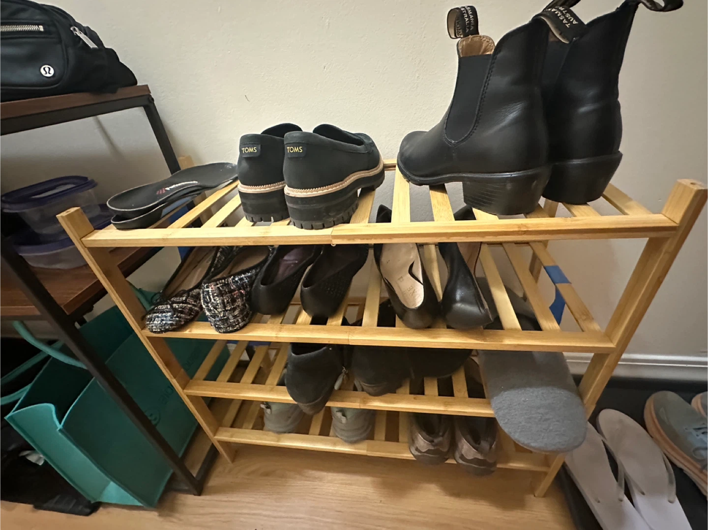 4 tier shoe rack