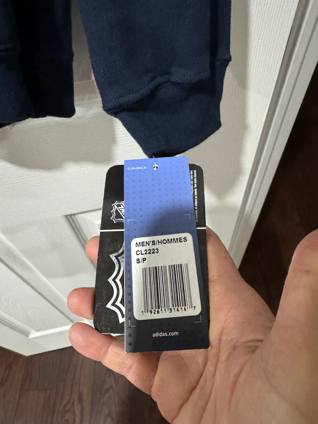ADIDAS TORONTO MAPLE LEAF HOODIE MEN SMALL NEW WITH TAG - photo 3