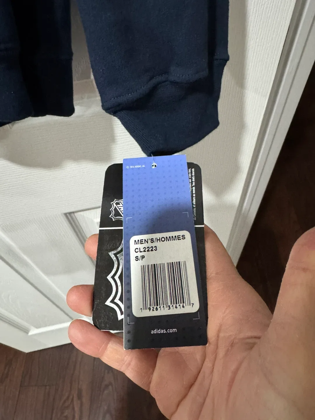 ADIDAS TORONTO MAPLE LEAF HOODIE MEN SMALL NEW WITH TAG image indicator(3)