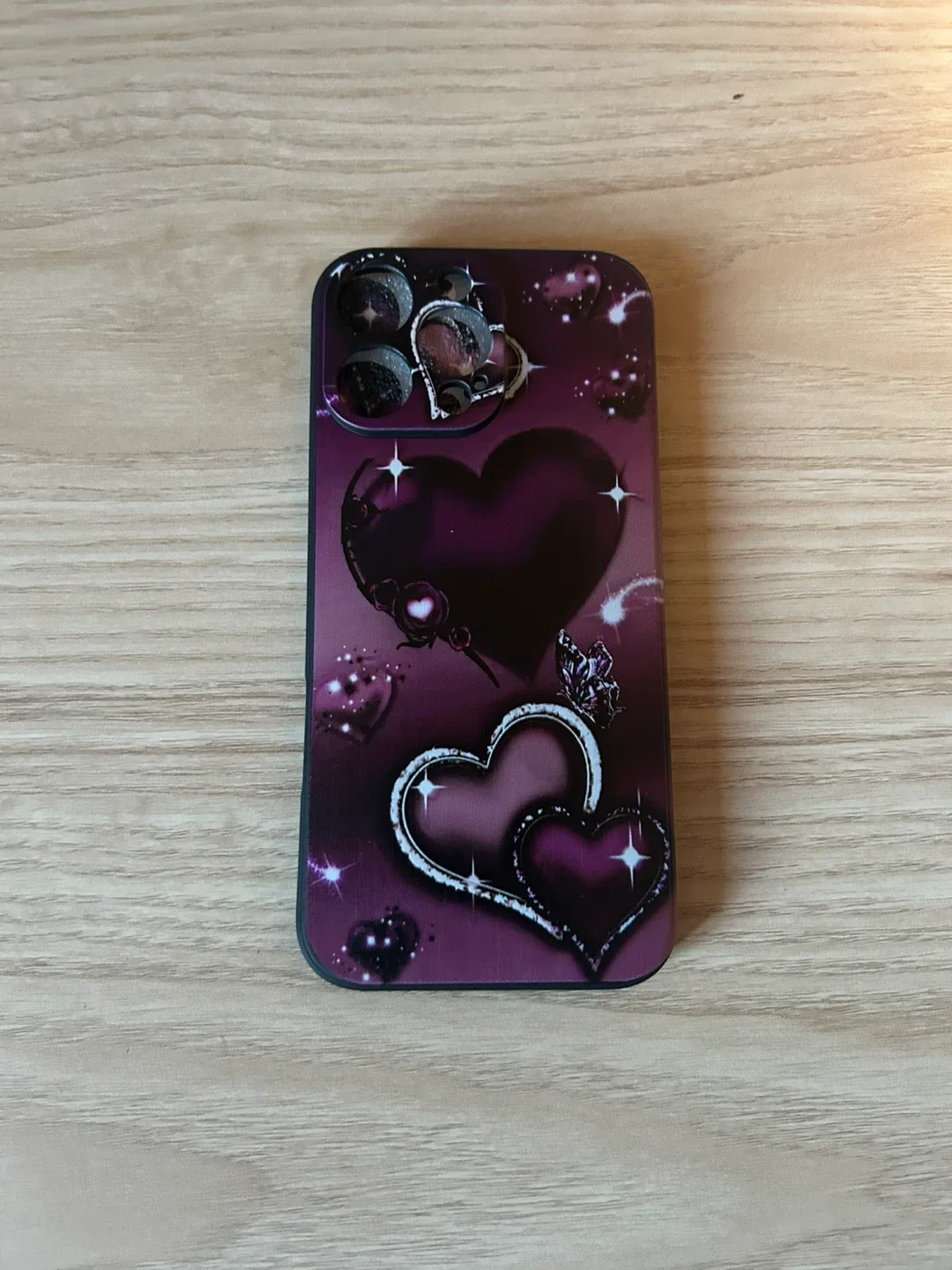 Purple Hearts iPhone 16 Case