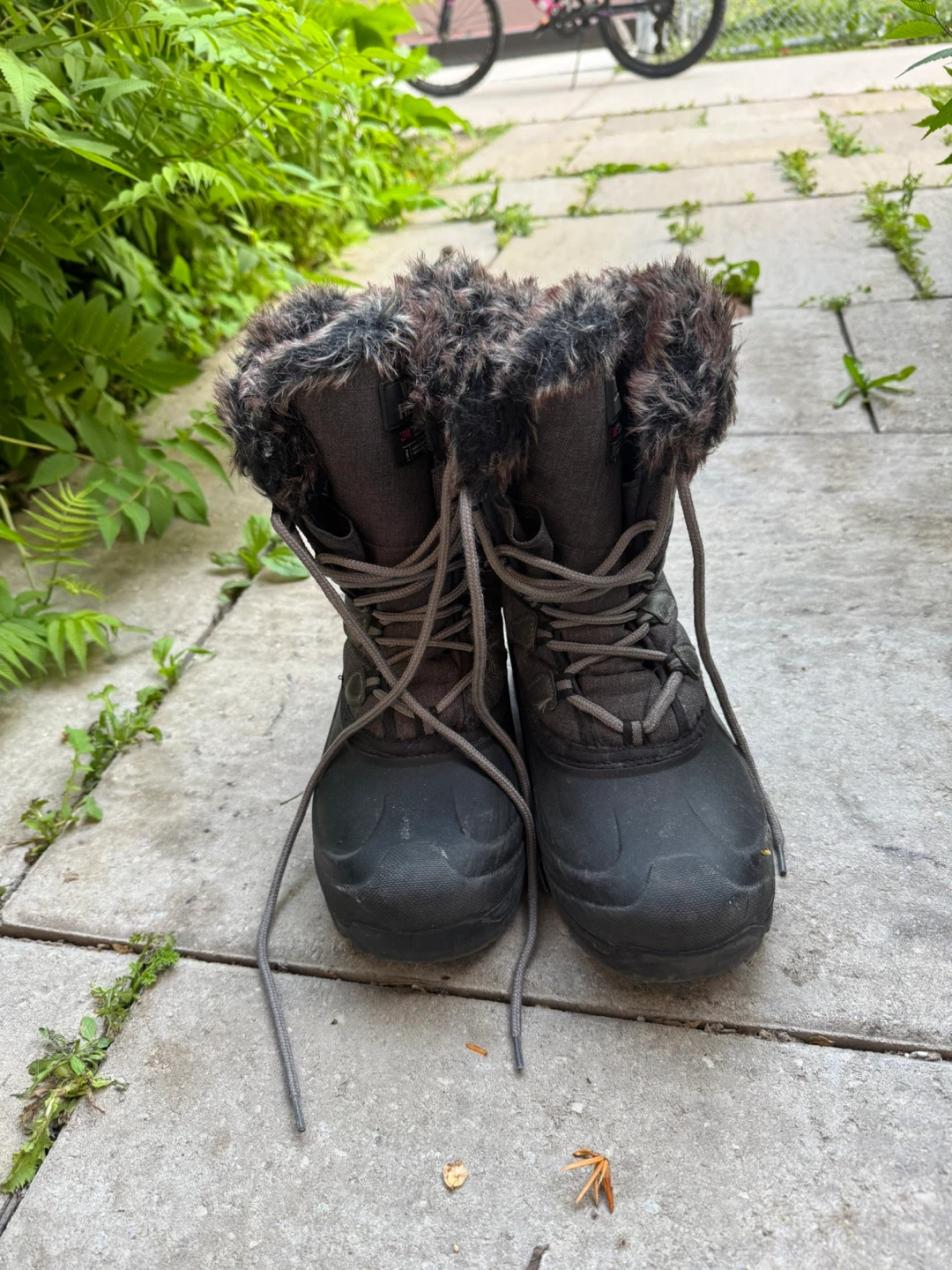 Winter Boots with Fur Trim size 7.5