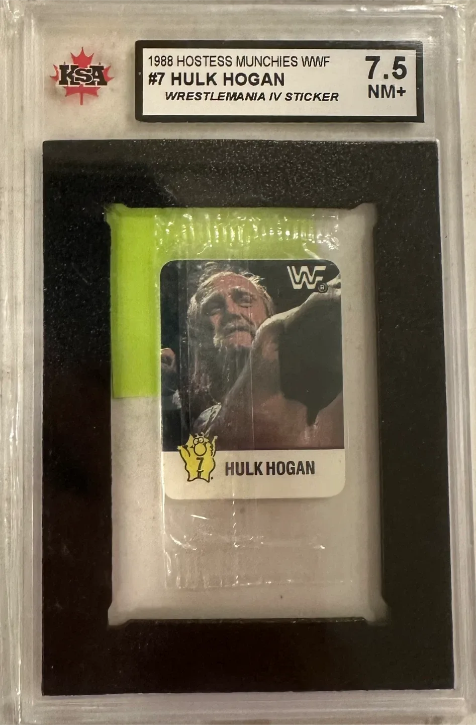 KSA GRADED HOSTESS MUNCHIES HULK HOGAN CARDS image indicator(5)
