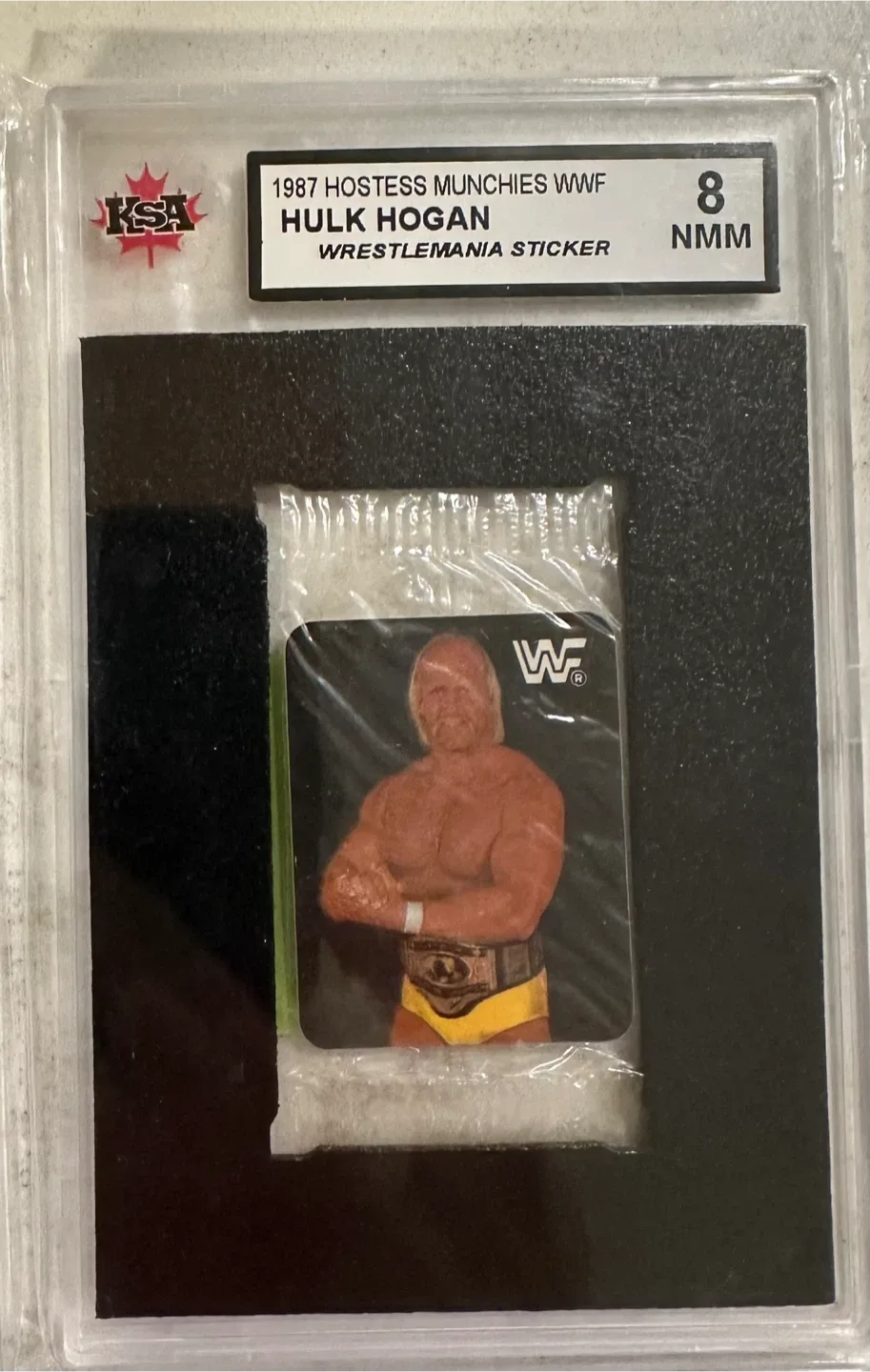 KSA GRADED HOSTESS MUNCHIES HULK HOGAN CARDS image indicator(3)