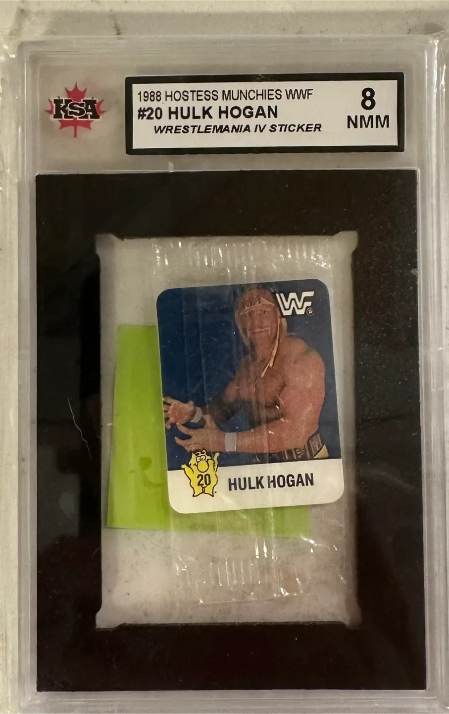 KSA GRADED HOSTESS MUNCHIES HULK HOGAN CARDS image indicator(2)
