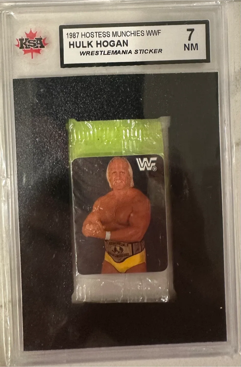 KSA GRADED HOSTESS MUNCHIES HULK HOGAN CARDS image indicator(6)