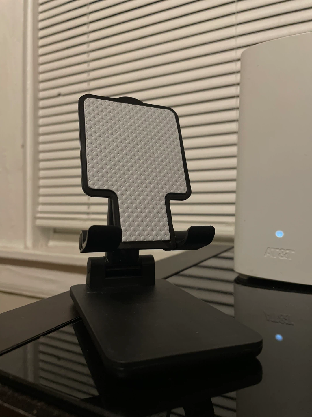 Adjustable Cell Phone Desk Stand - Black