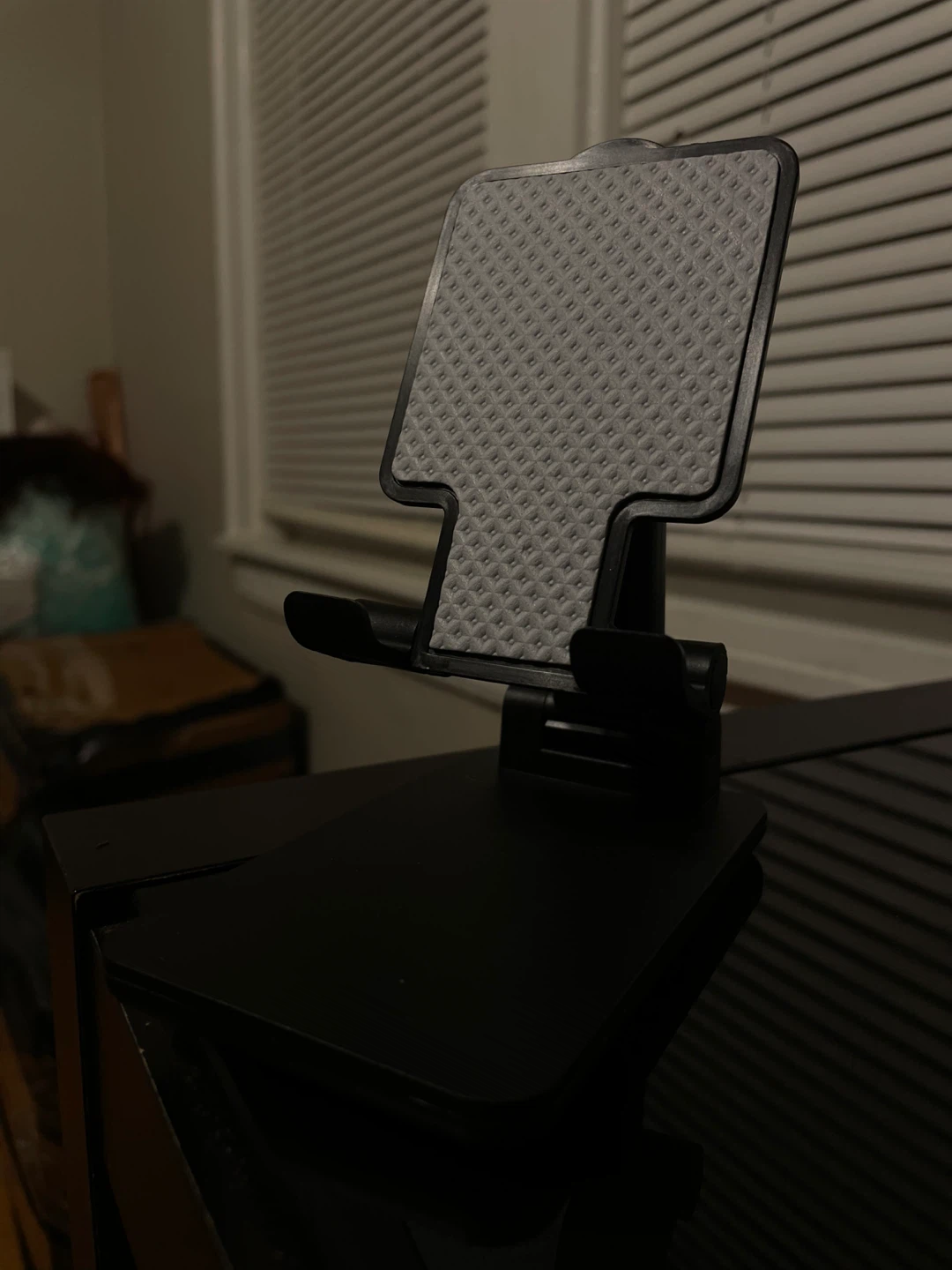 Adjustable Cell Phone Desk Stand - Black - photo 5