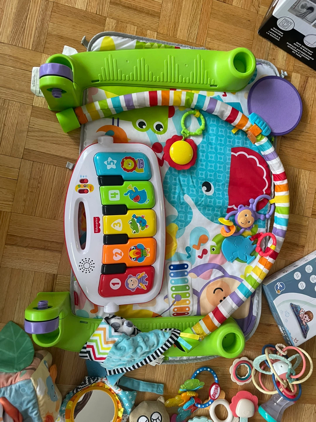 Baby Play Mat with Piano & Soft Blocks - photo 2