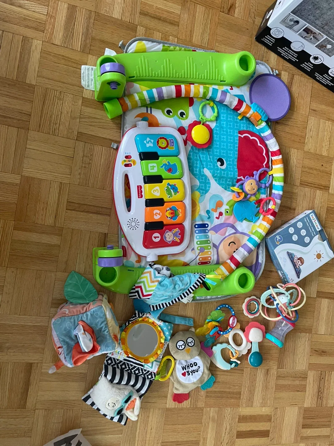 Baby Play Mat with Piano & Soft Blocks image indicator(9)