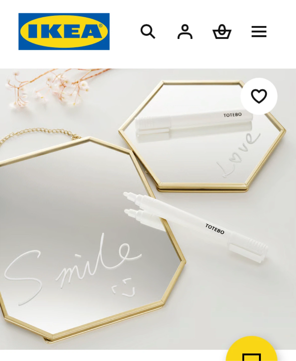 IKEA blackboard chalk pen and black sheet