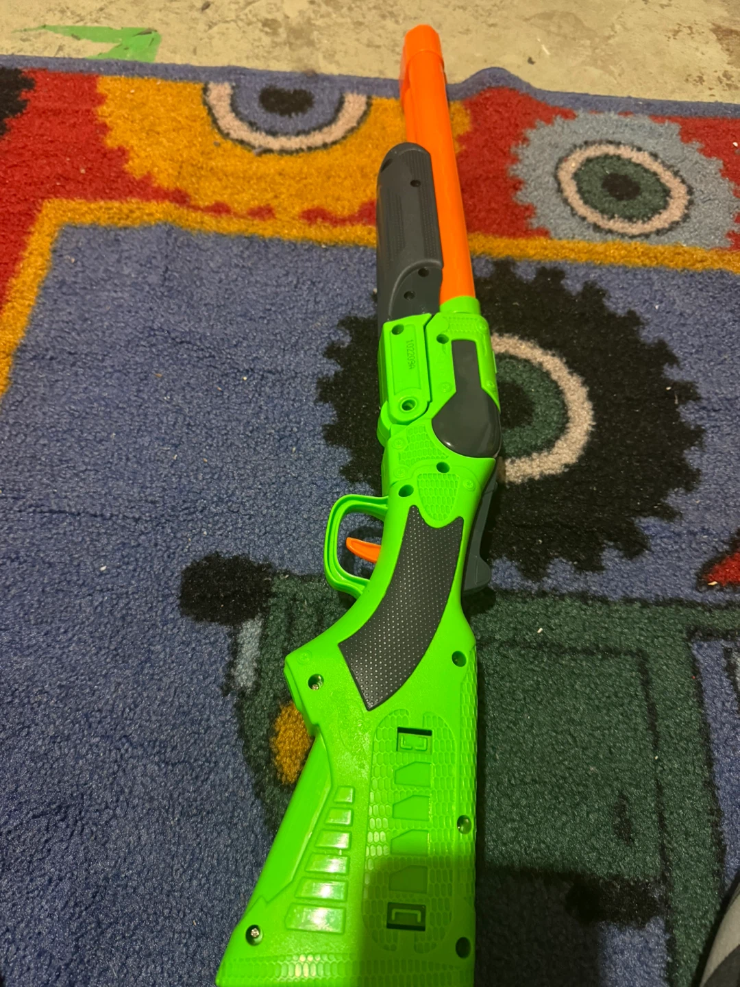 Toy Shotgun - Green and Orange