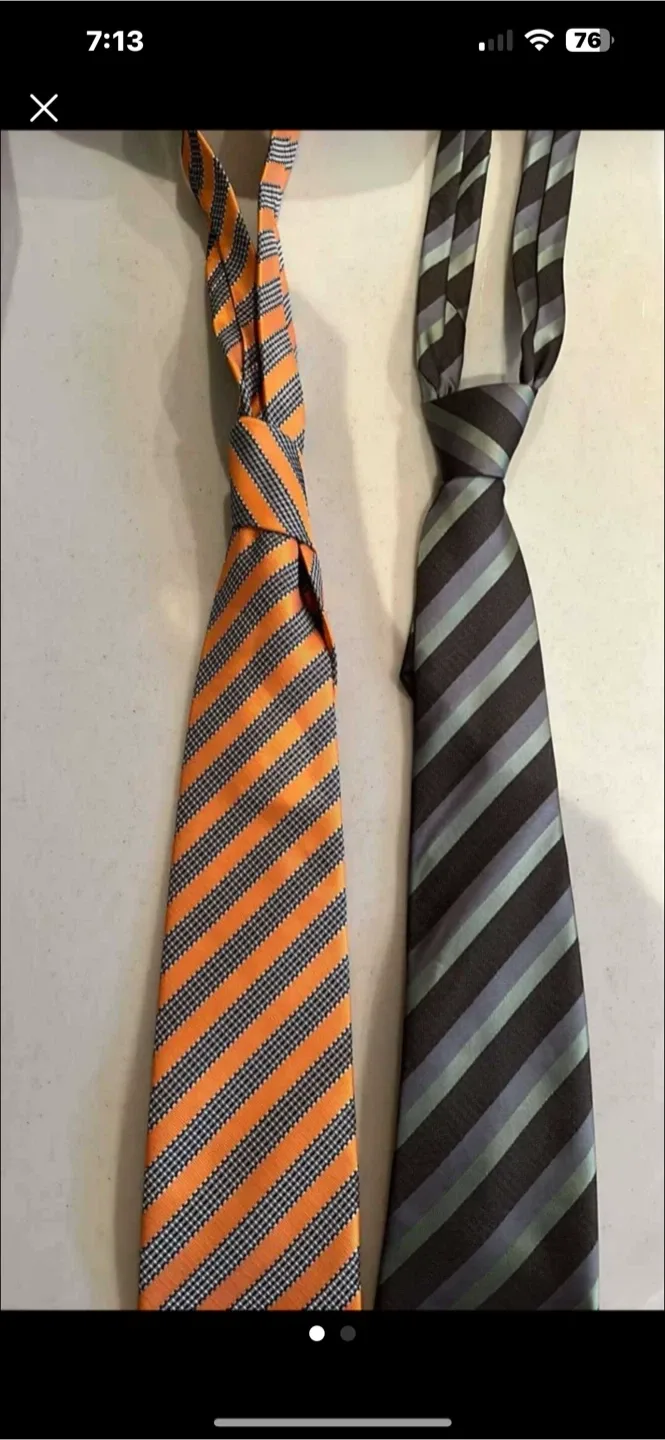 Cigliano & Golden Eagle Striped Ties thumbnail