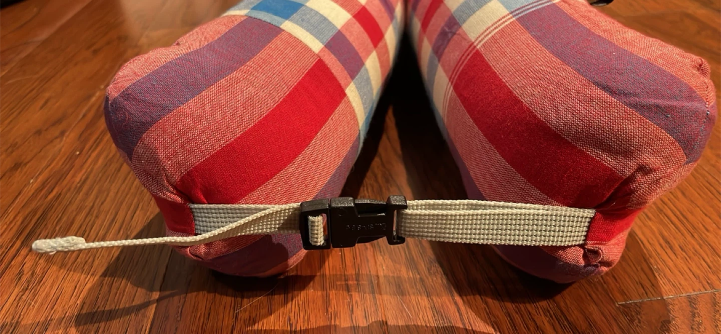 Plaid Travel Neck Pillow - photo 3
