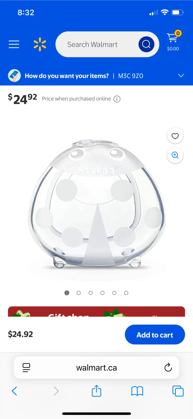 haakaa Ladybug Silicone Milk collector - photo 4