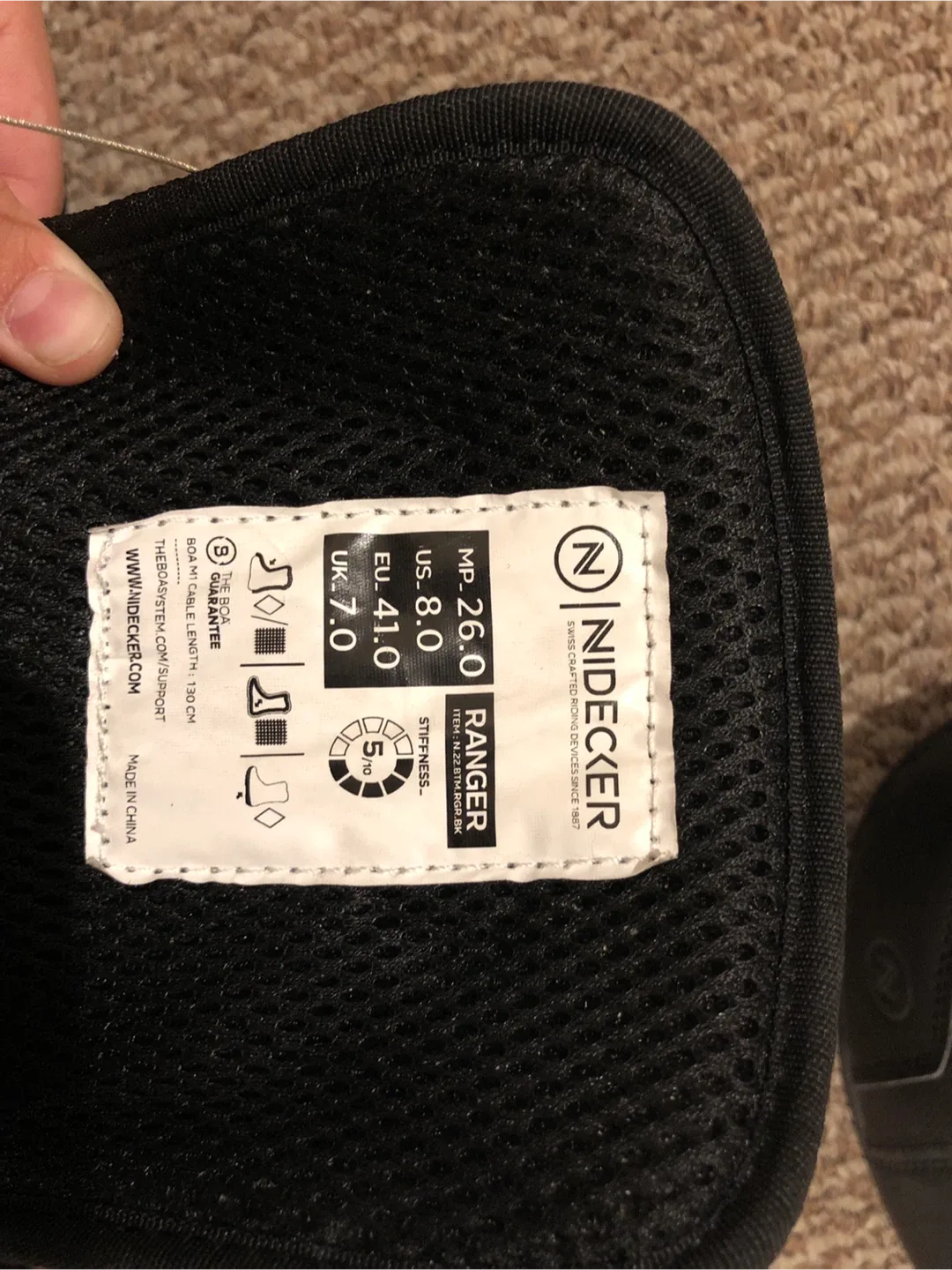 Nidecker Ranger Snowboard Boots - US 8.0 image indicator(4)