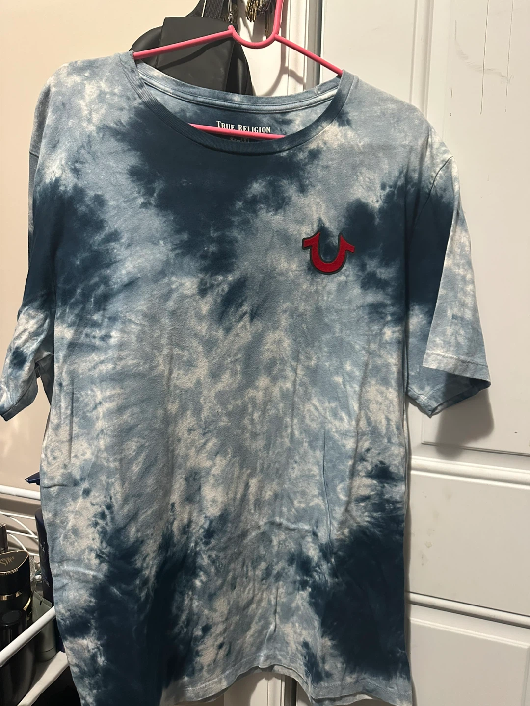 True Religion Blue Tie-Dye T-Shirt, XL - photo 2