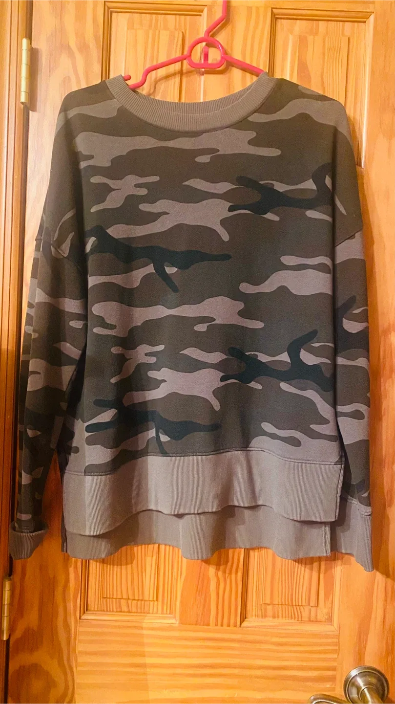 Camo Print Long Sleeve Top image indicator(7)