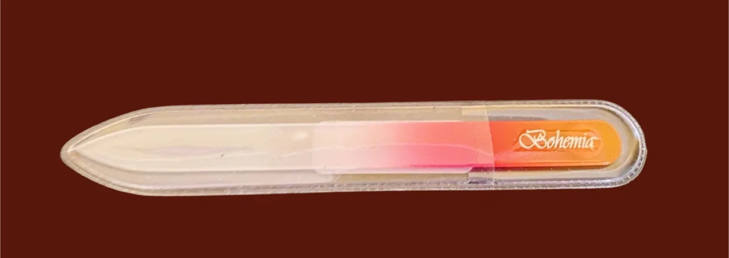 Bohemia Crystal Glass Nail File image indicator(2)