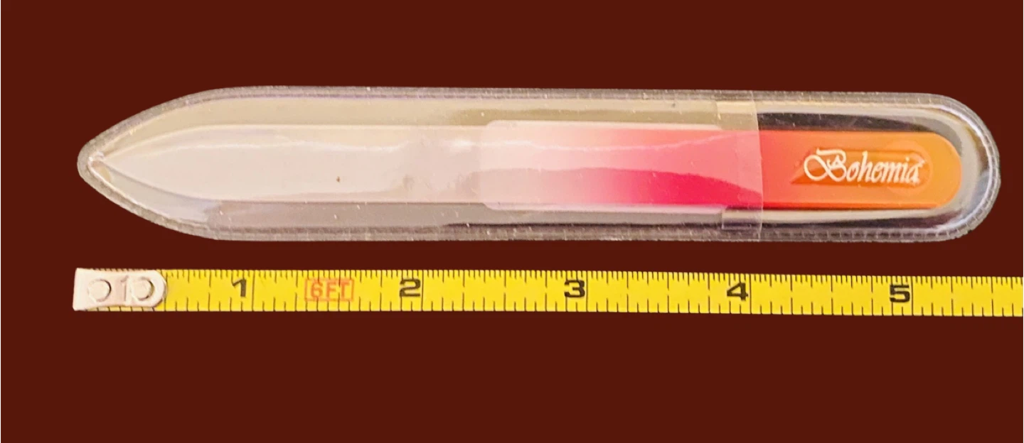 Bohemia Crystal Glass Nail File