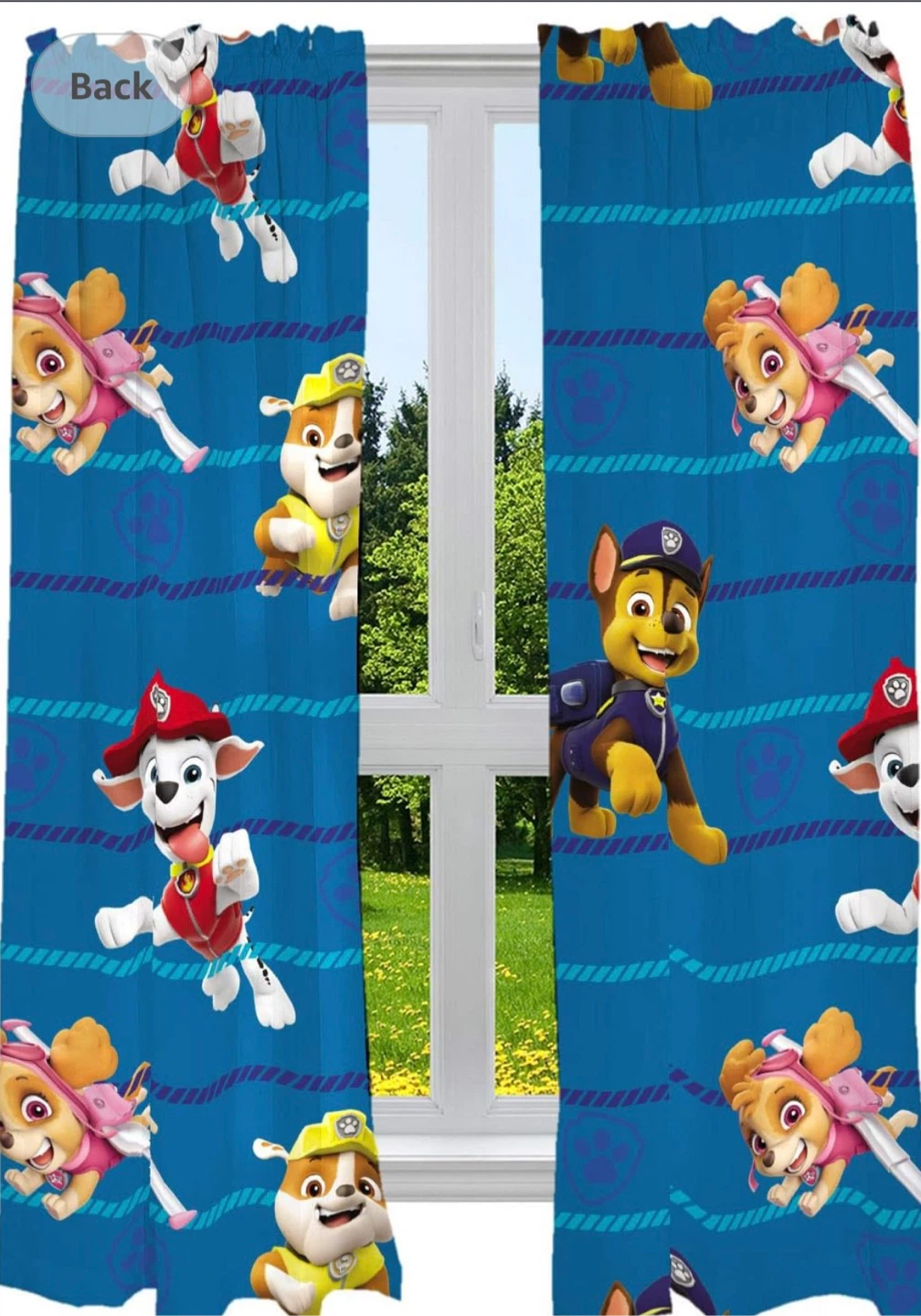 Paw Patrol Kids Window Curtains