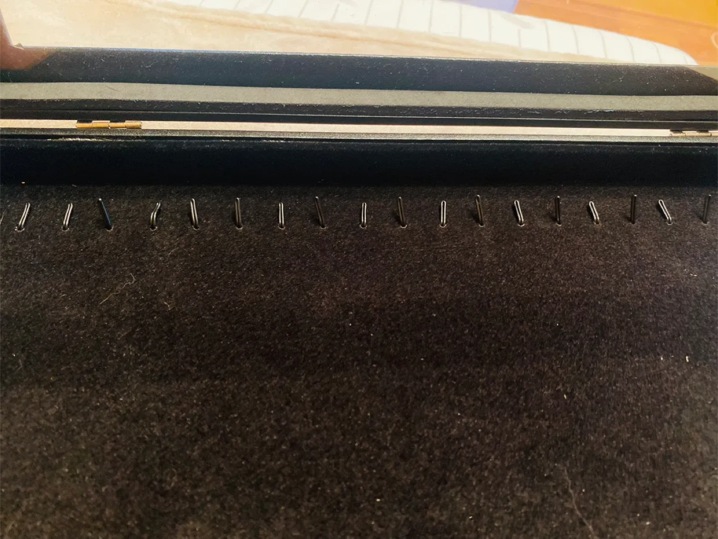 Black Jewelry Display Case 17”x 9.5”x 1.8” image indicator(2)