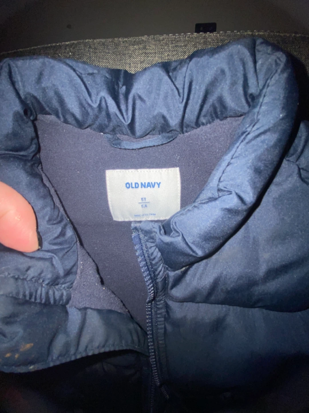 Boys Red Bomber Jacket & Old Navy Vest - Size 4T & 6-7 - photo 4