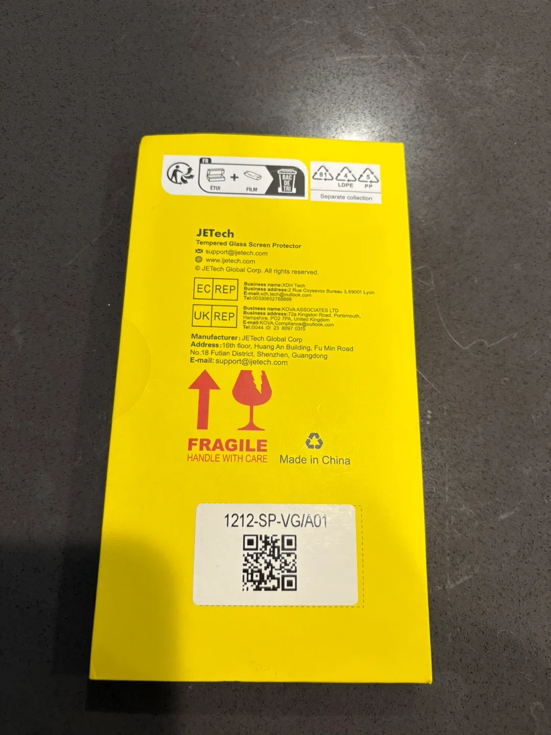 JETech Tempered Glass Screen Protector for iPhone 14 - New image indicator(2)