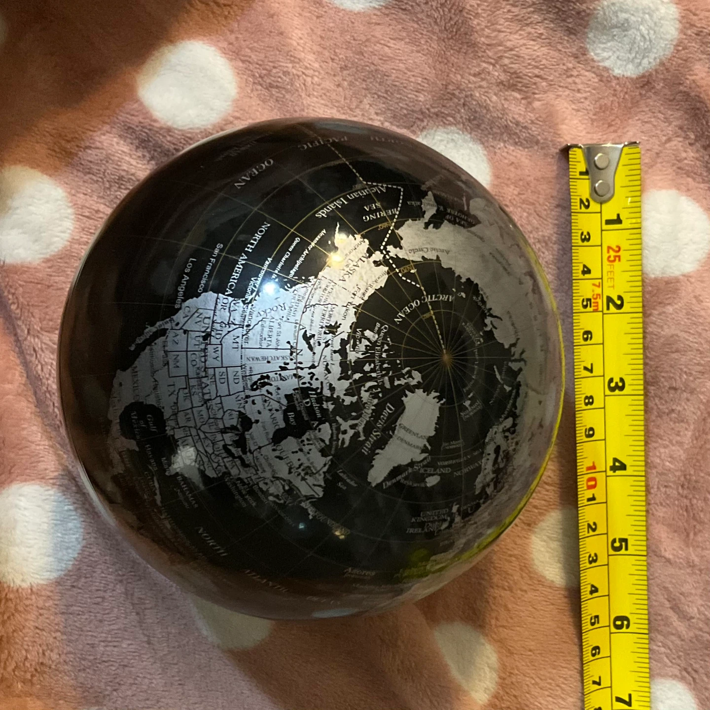 Black and Silver Decorative Globe - photo 3