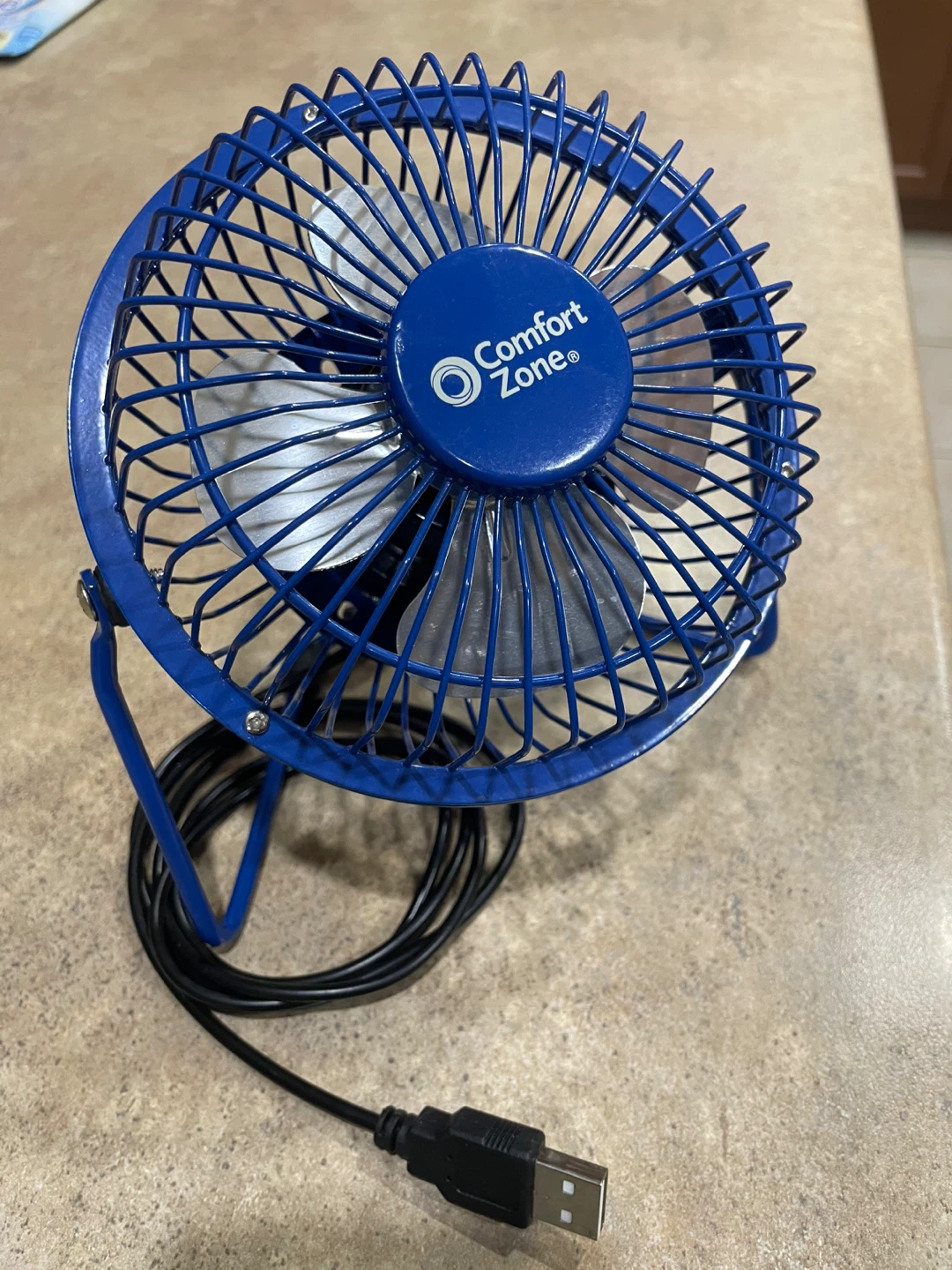 Comfort Zone Blue USB Desk Fan - photo 3