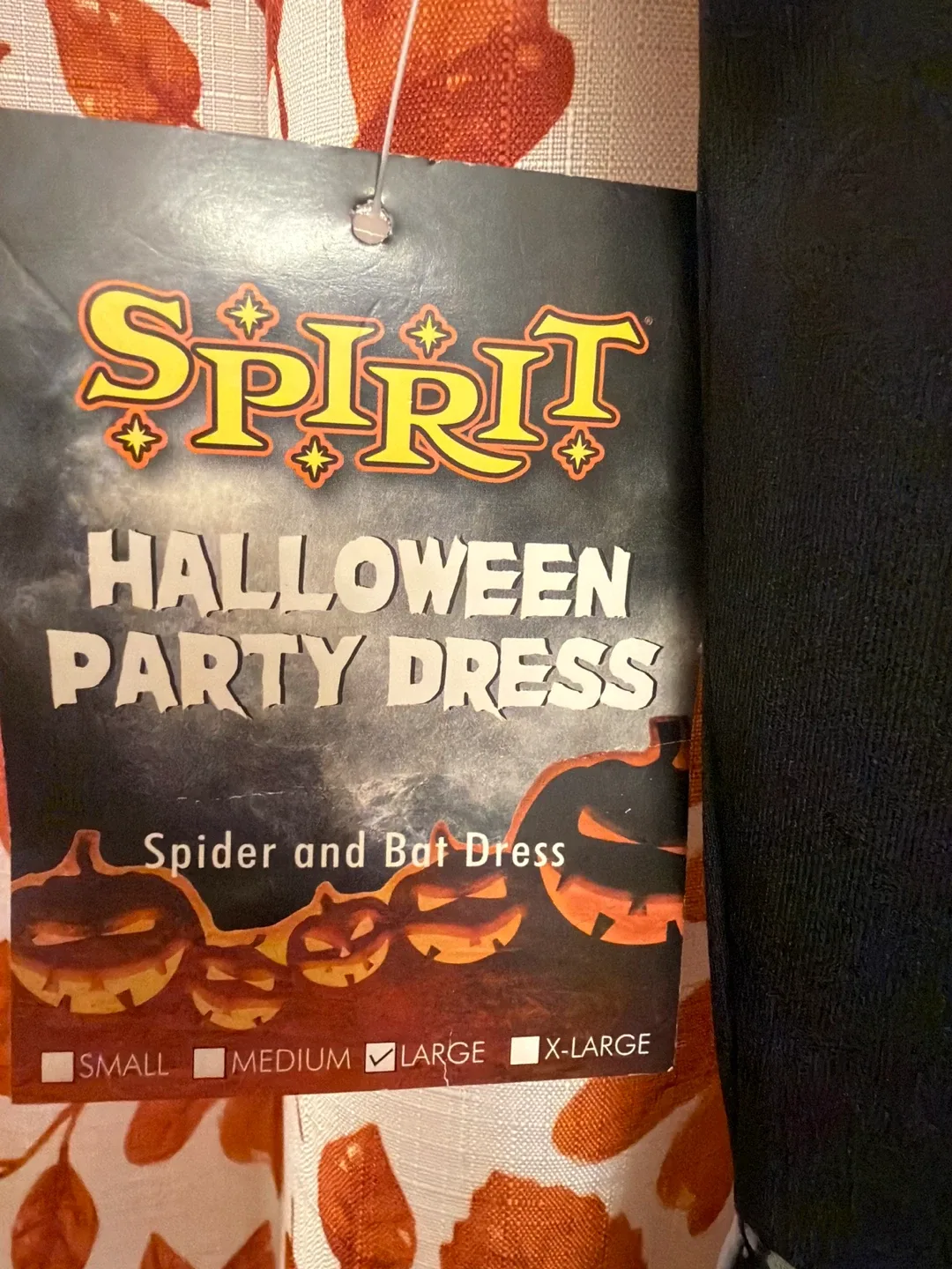 Spirit Halloween Spider & Bat Dress - Size Large image indicator(4)