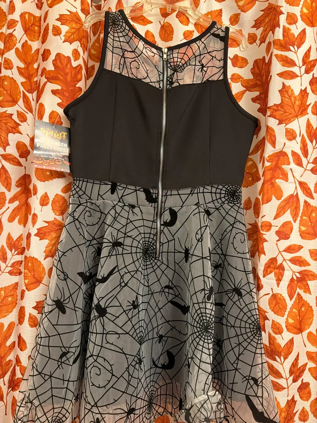 Spirit Halloween Spider & Bat Dress - Size Large image indicator(3)