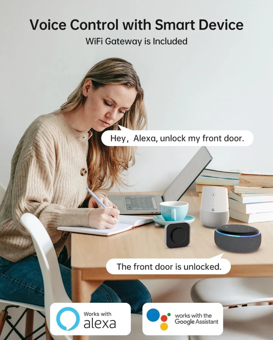 UYF Smart Fingerprint Door Lock - Black image indicator(6)