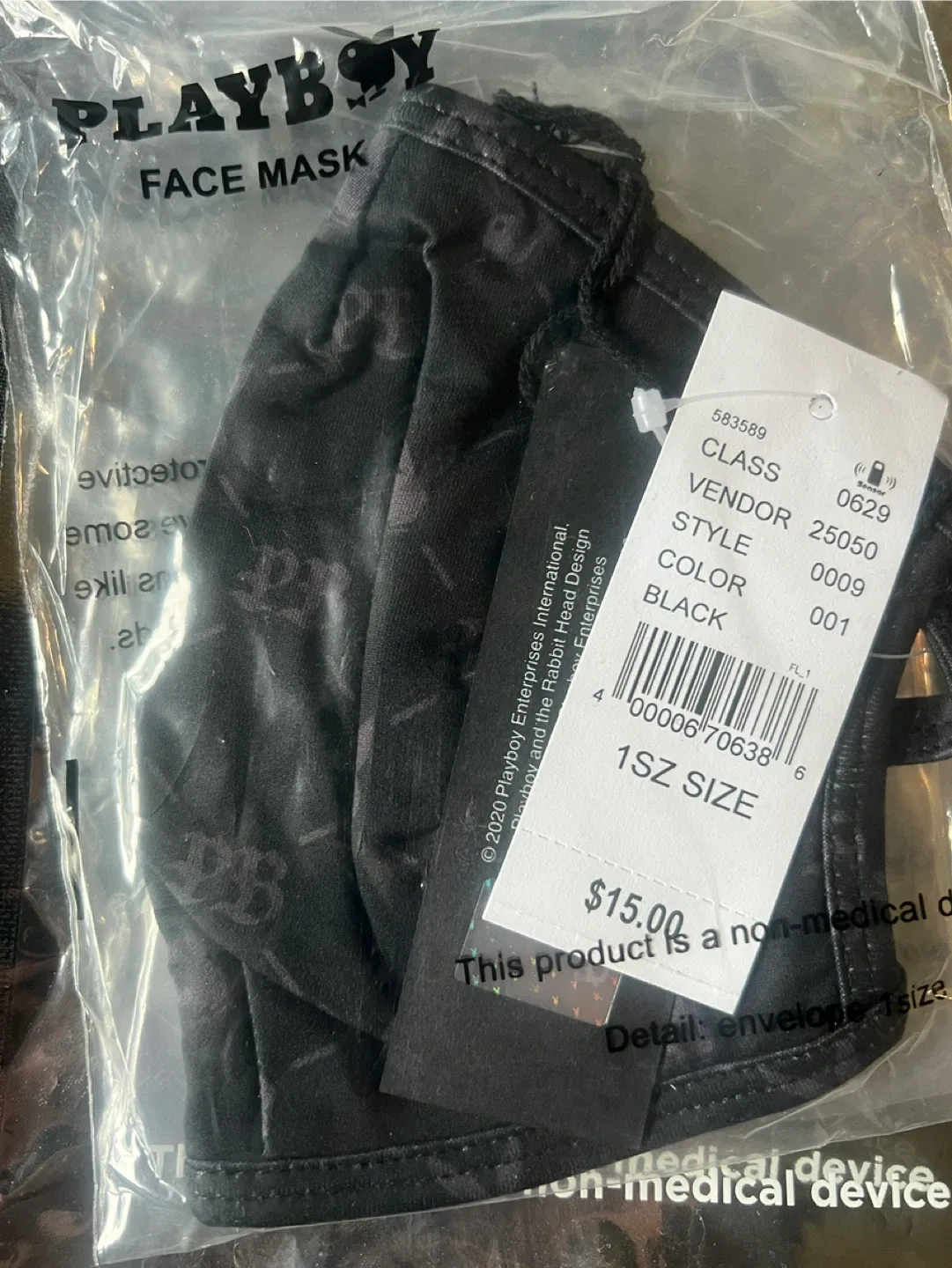 NEW Playboy Logo 2020 Facemask thumbnail