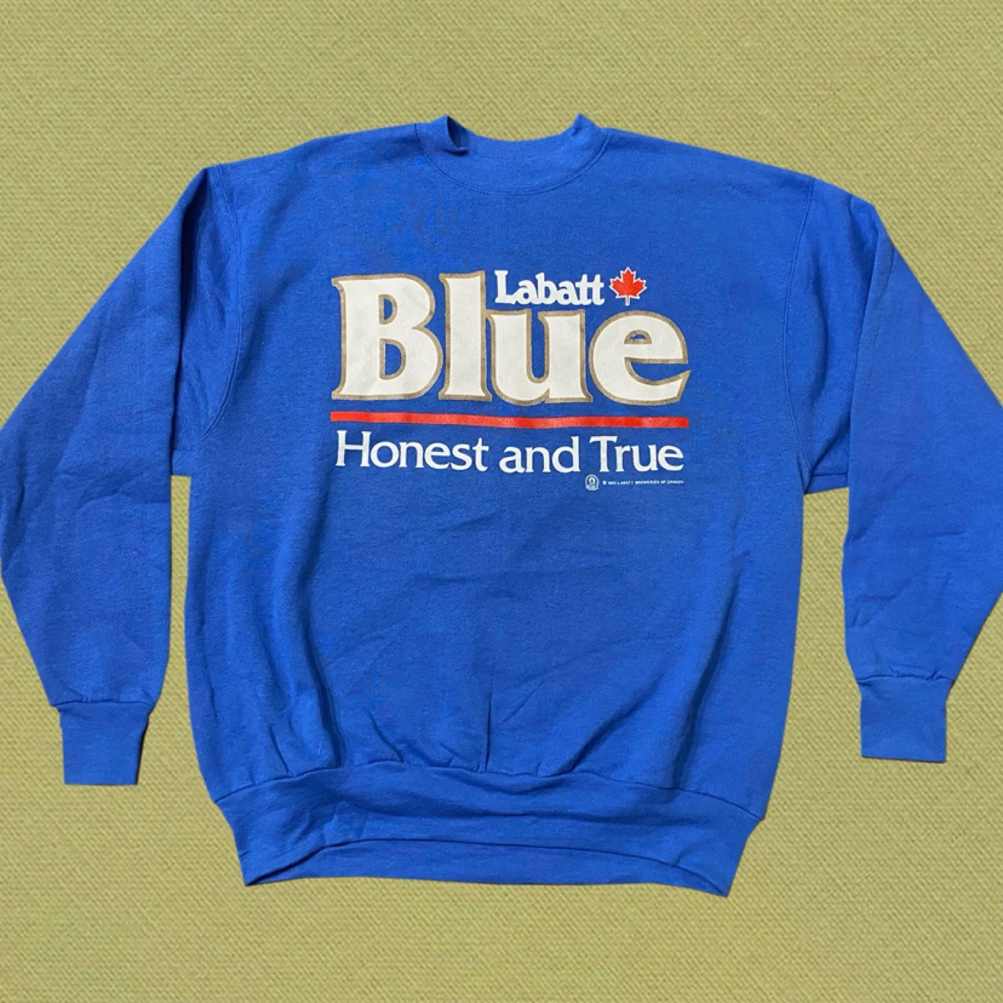Vintage 1993 Labatt Blue Crewneck (XL) thumbnail