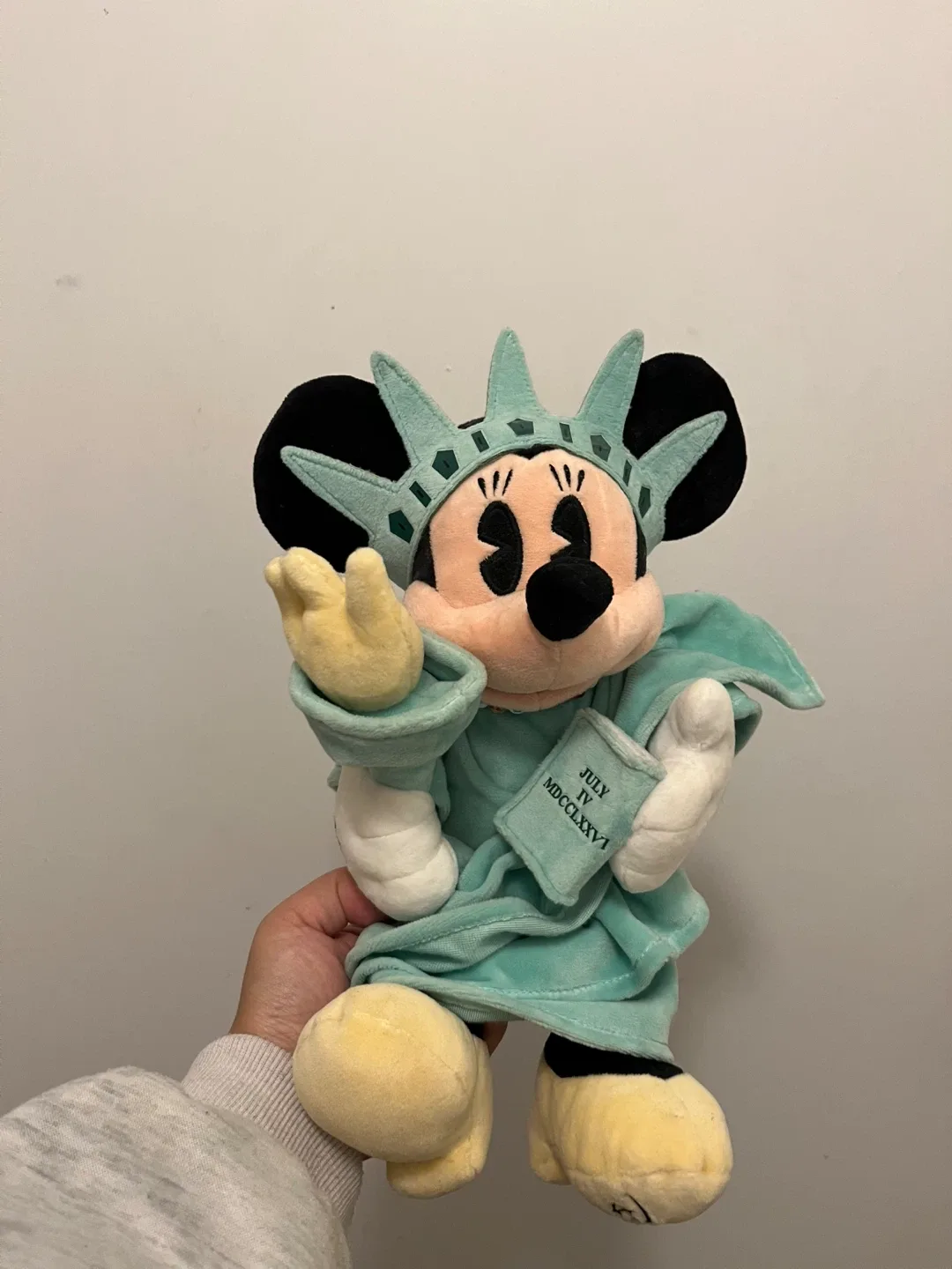 Disney Store New York Mickey Mouse Liberty Plush thumbnail